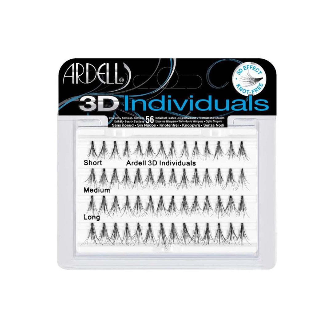 Ardell 3D Individuals Combo Pack Short & Medium & Long (knot-free)