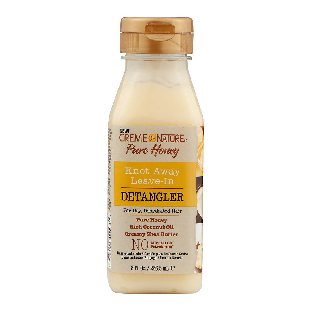 crème of nature Pure Honey knot away leave in detangler For Dry, Dehydrated Hair