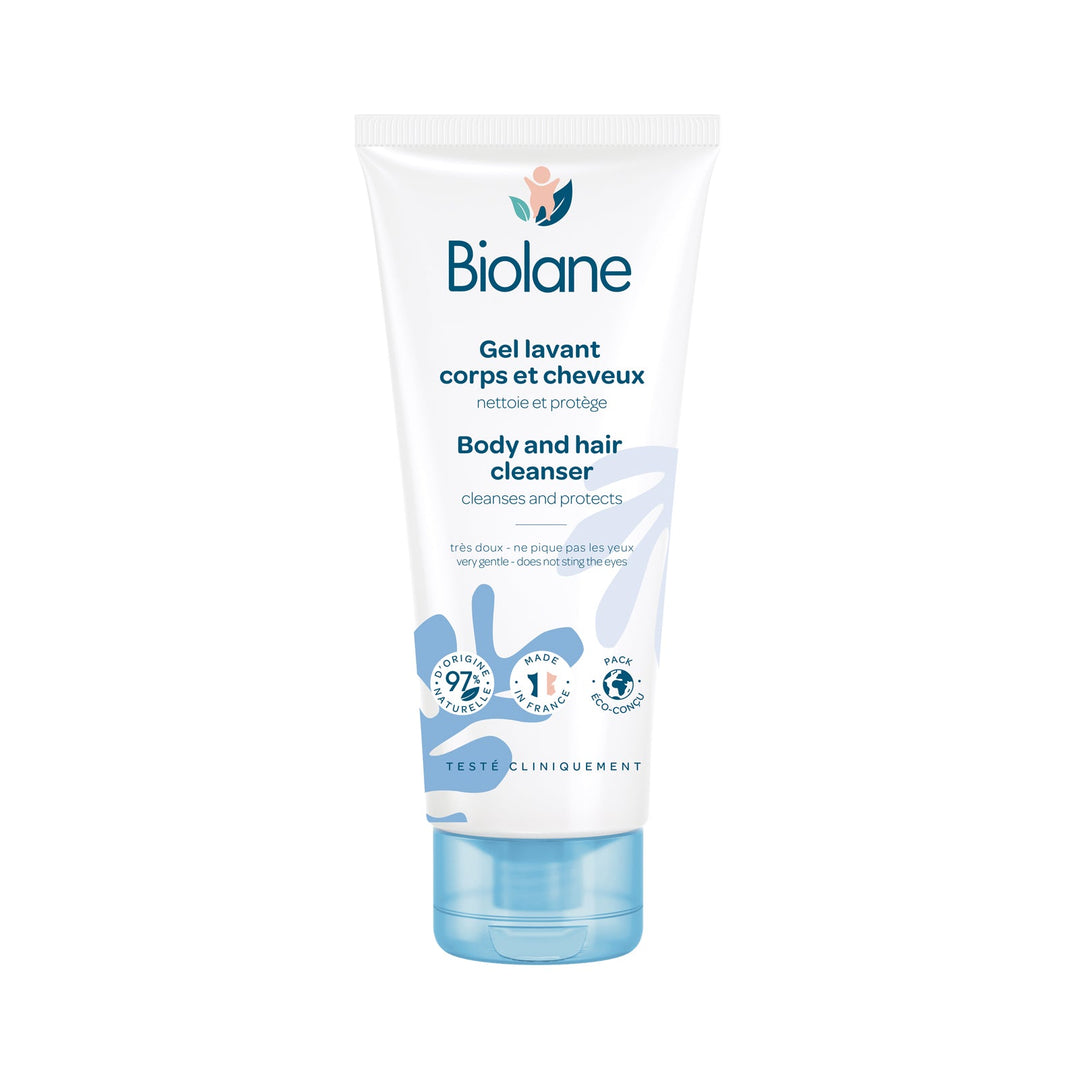 Biolane (Body and hair cleanser)
Cleanses and protects