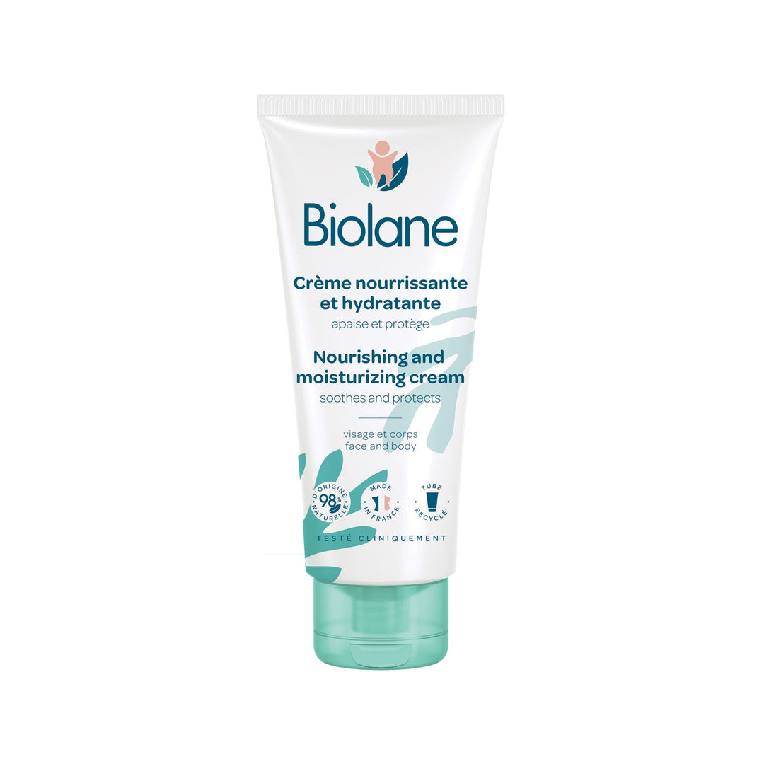 Biolane Nourishing and Moisturizing Cream
For the face and body
For infants and children
Soothes and protects
