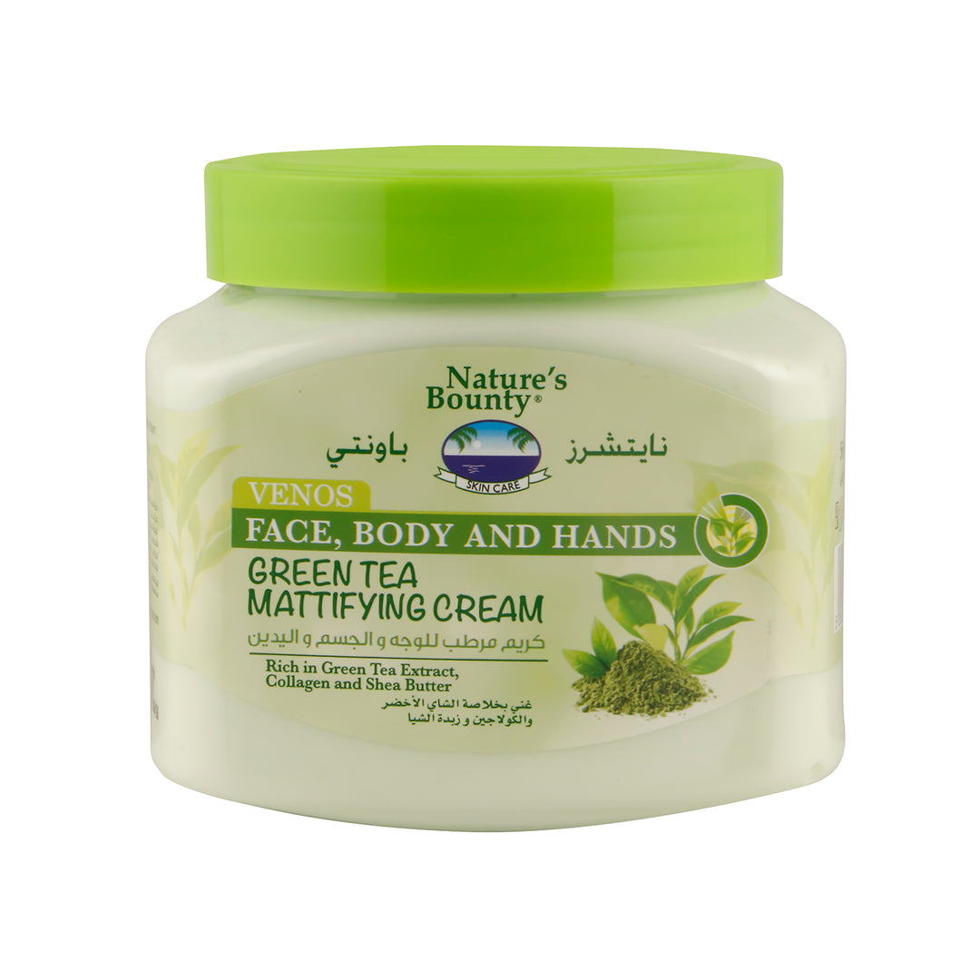 Nature's Bounty Venos Green Tea Cream Face and Body and Hands