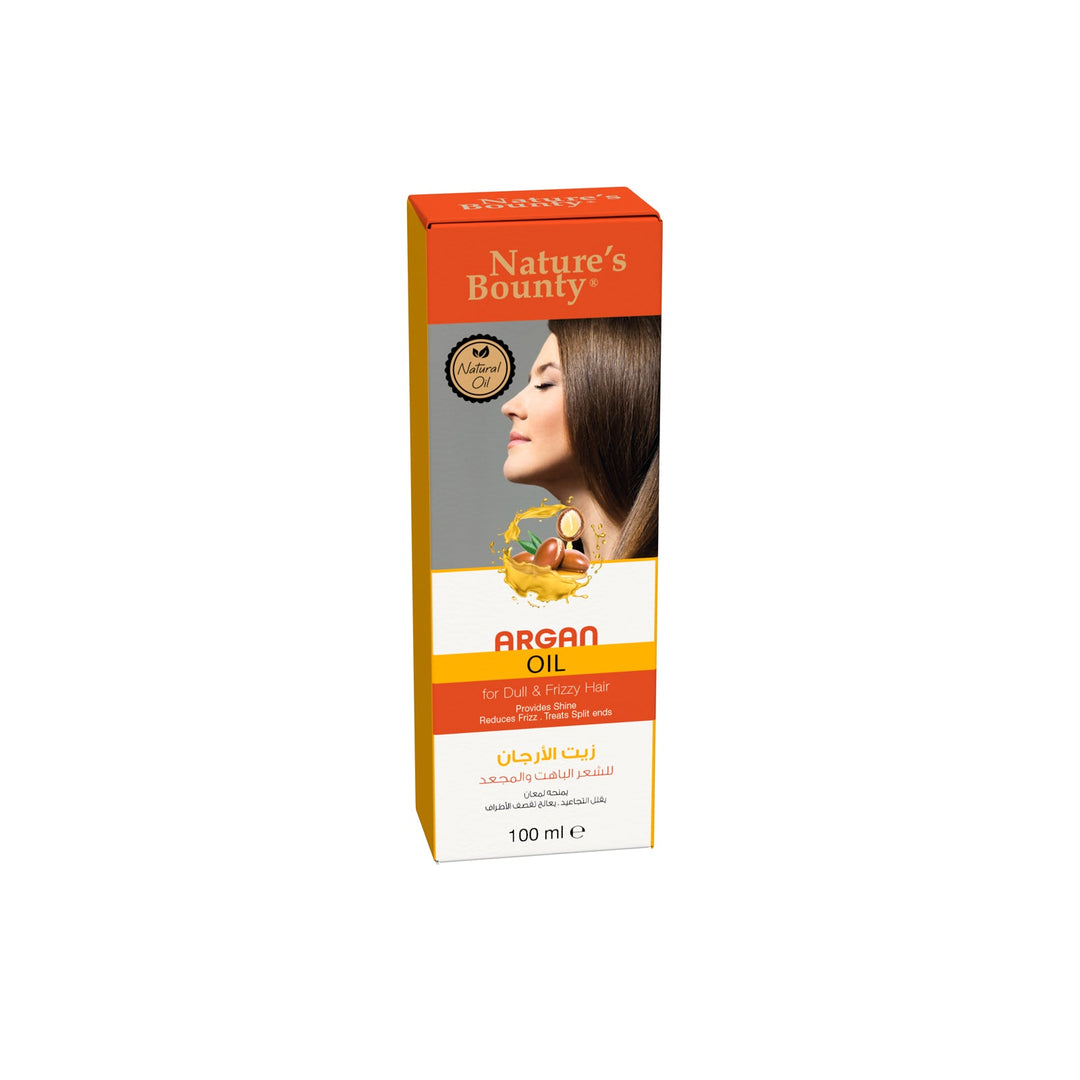 Nature's Bounty hair & body oil with Argan Oil for dull & frizzy hair