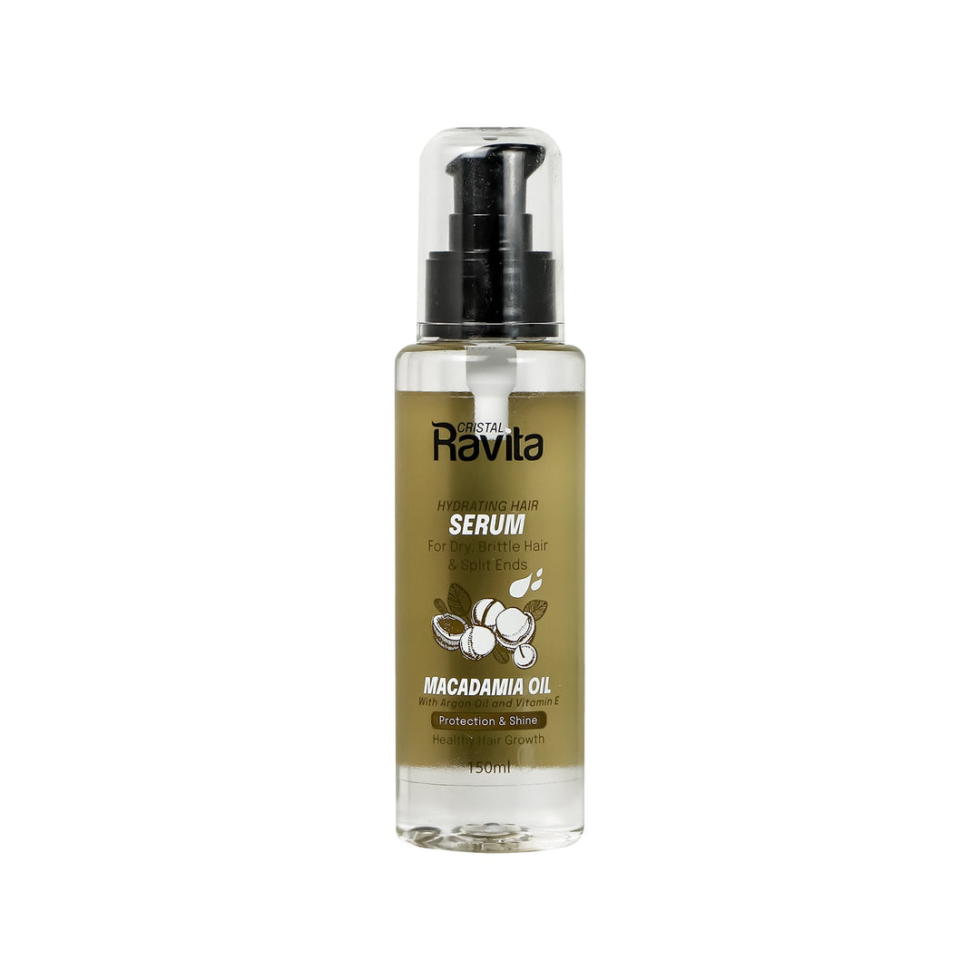 Ravita Macadamia Oil Hair Serum For Dry, Brittle Hair & Spilt Ends