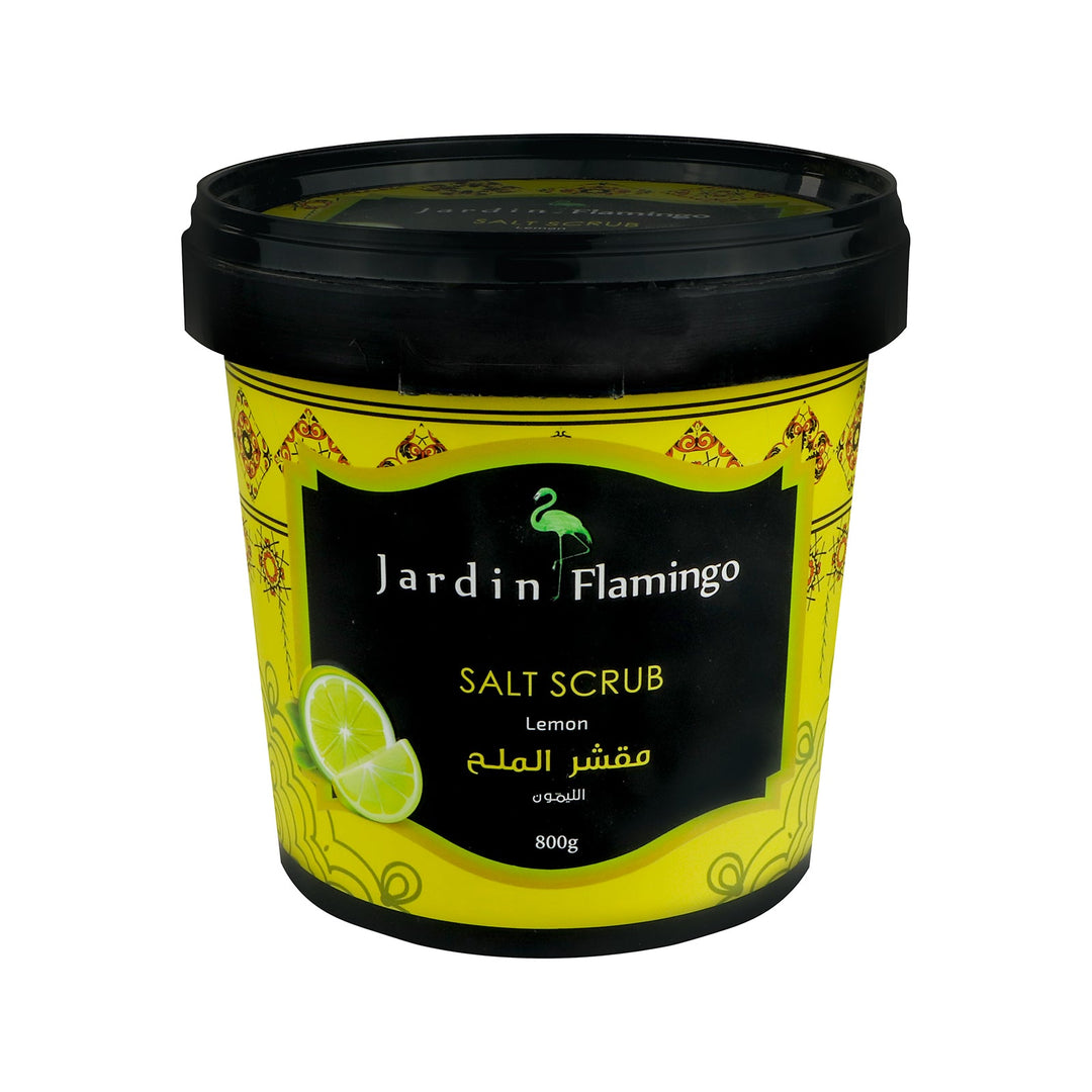Jardin Flamingo salt scrub with Lemon