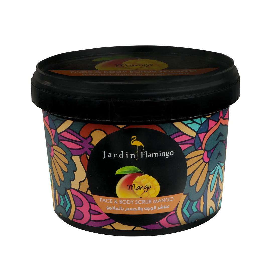 Jardin Flamingo face and body scrub with mango