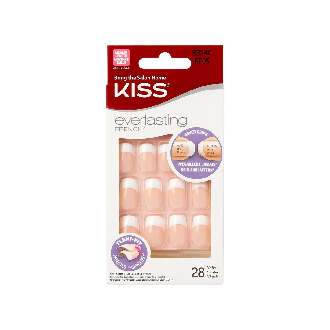 kiss everlasting medium, 28 nails, EF05