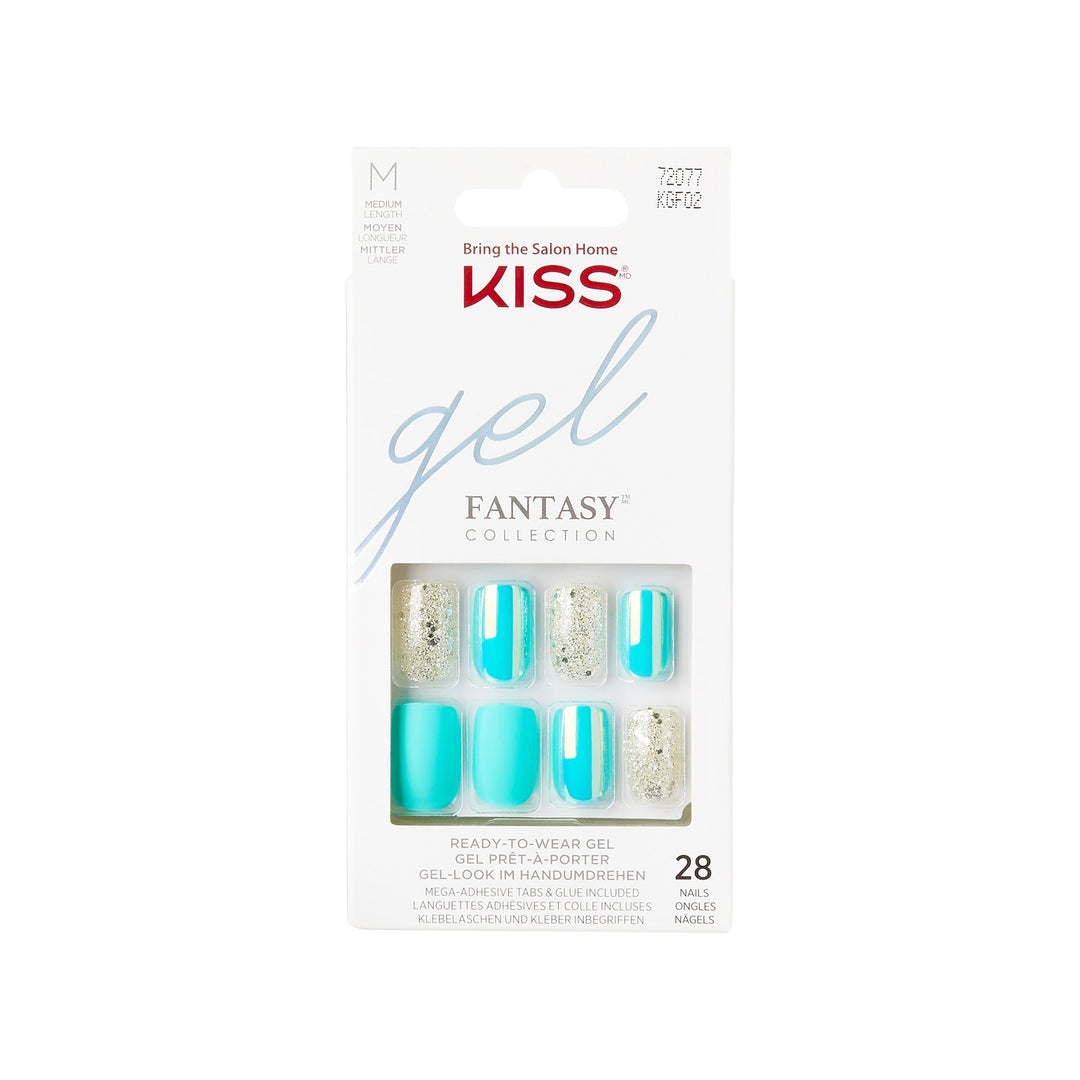 Kiss gel Fantasy Trampoline medium, 28 nails, KGF02