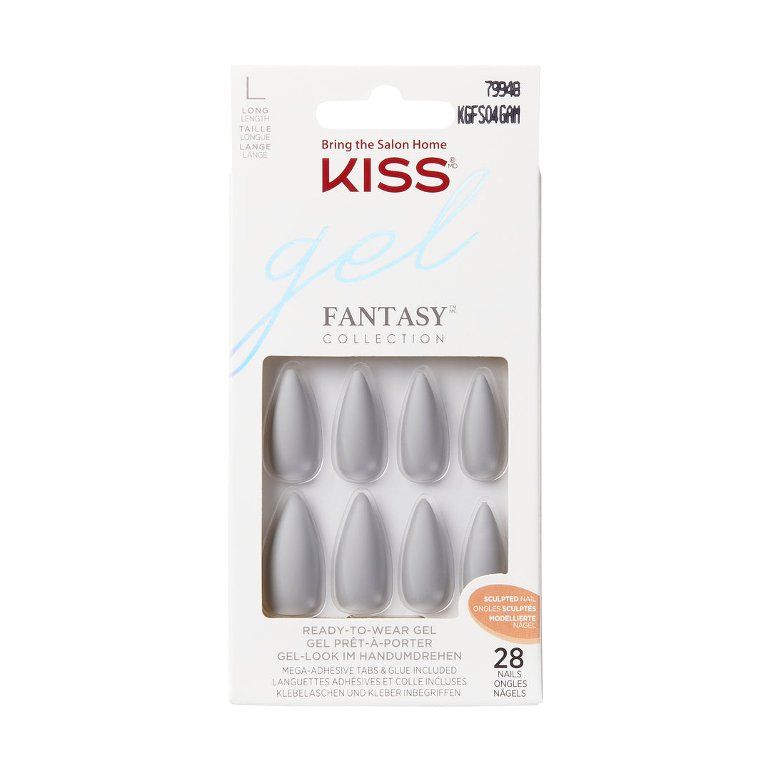 Kiss gel fantasy Start Over Long, 28 nails, KGFS04C