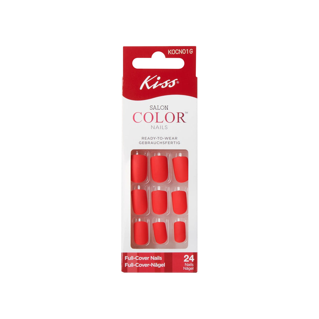 Kiss color salon Selfie Stick Short, 24 nails, KOCN01C