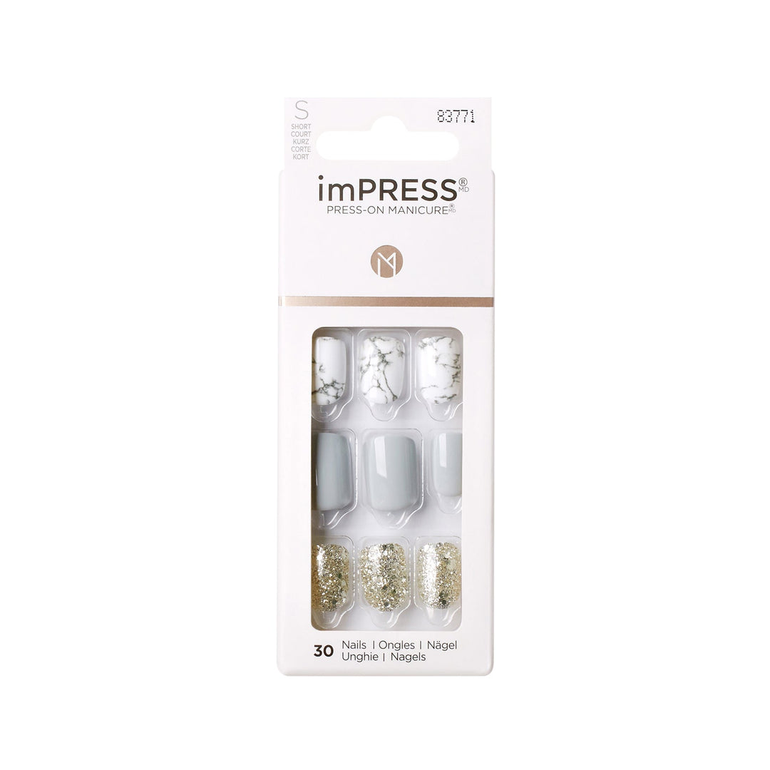 Kiss impress Knock Out short, 30 nails, KIM010