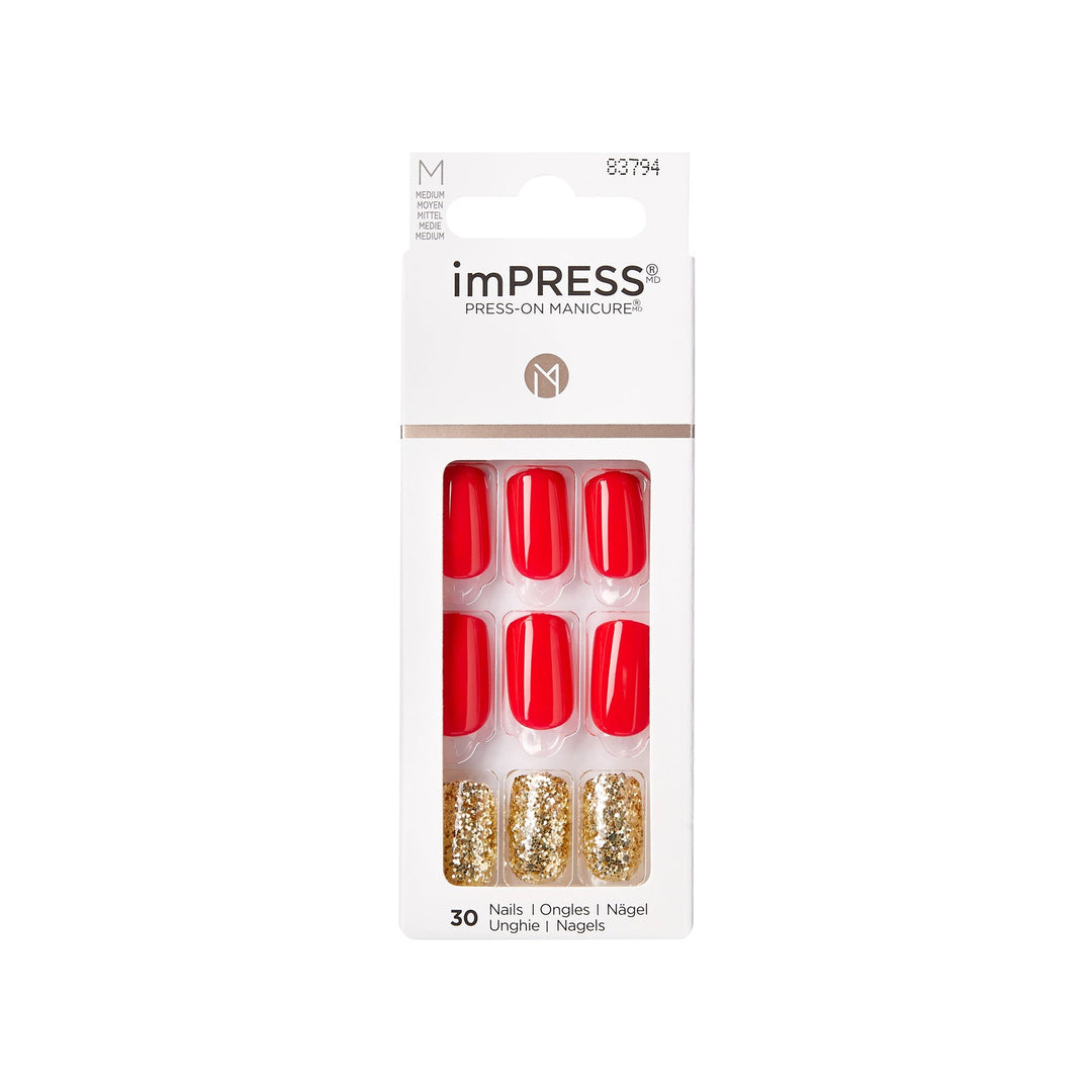 Kiss impress Memories medium, 30 nails, KIMM08
