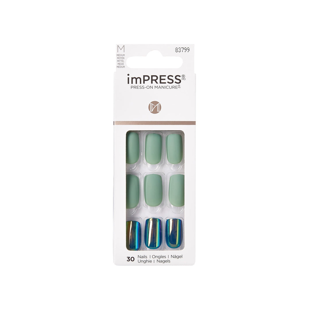 Kiss impress Here We Go medium, 30 nails, KIMM13
