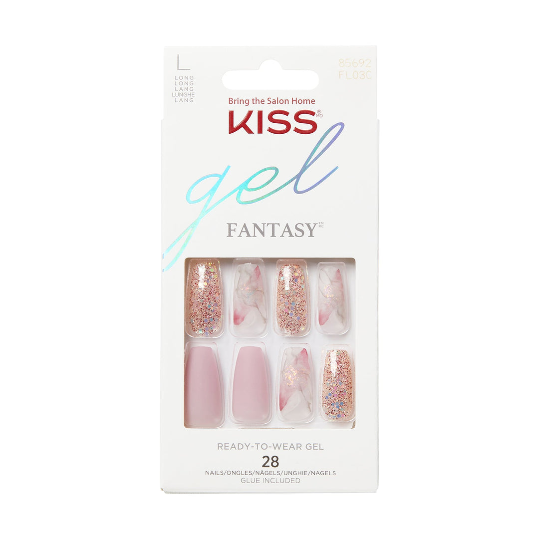 Kiss gel fantasy Dreams Long, 28 nails, FL03C