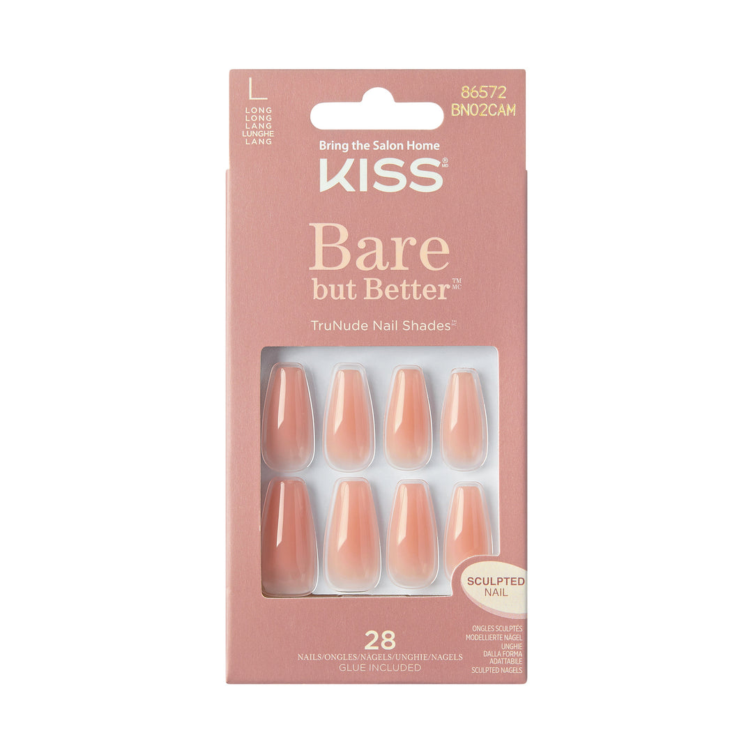 kiss bare but Better medium, 28 nails, BN02C