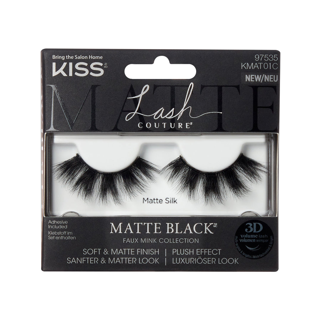 Kiss Faux Mink 3D Matte Silk KMAT01C
