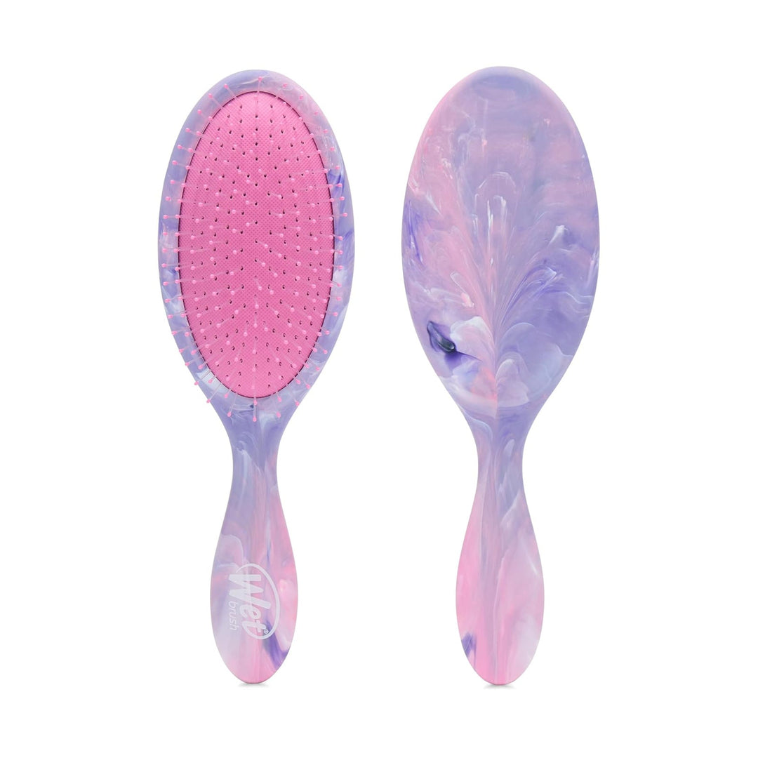 WetBrush Detangler-matte marble-pink