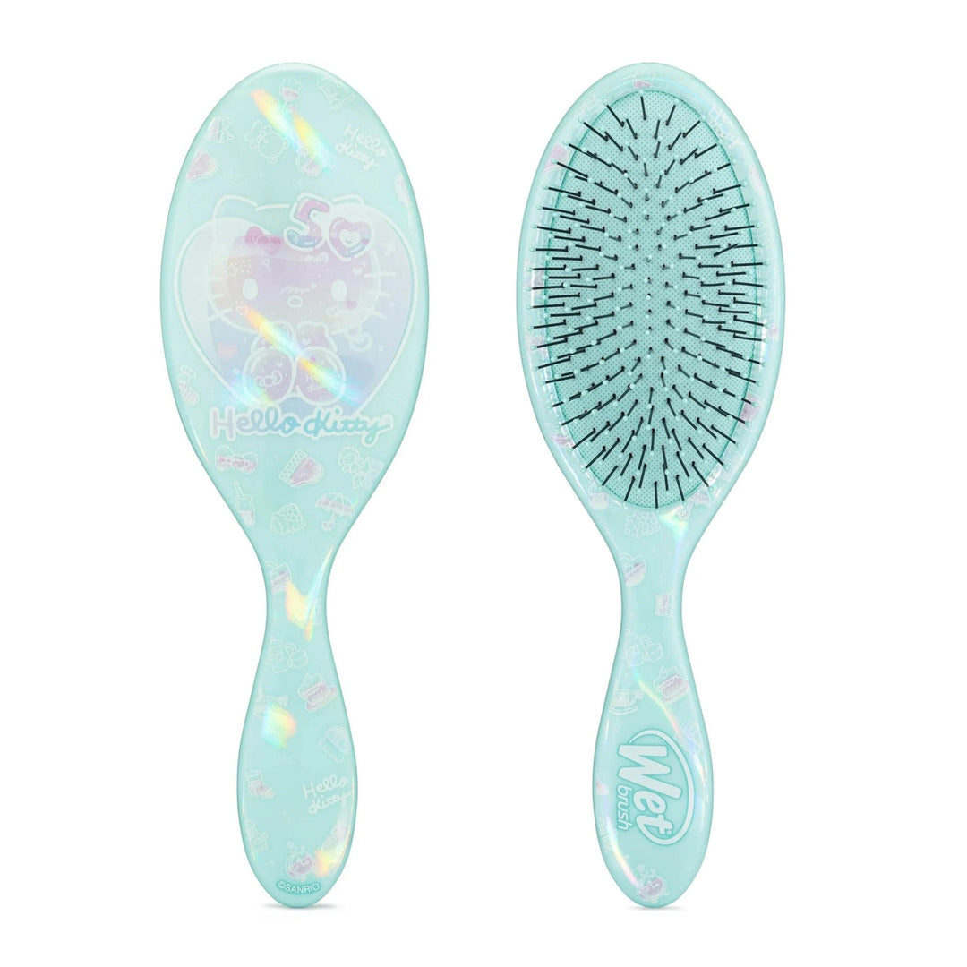 WetBrush original Detangler-hello kitty 50-green