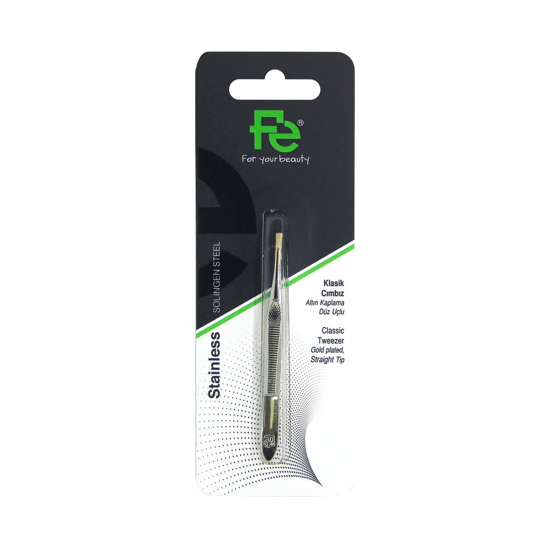 Fe Gold plated Tweezers