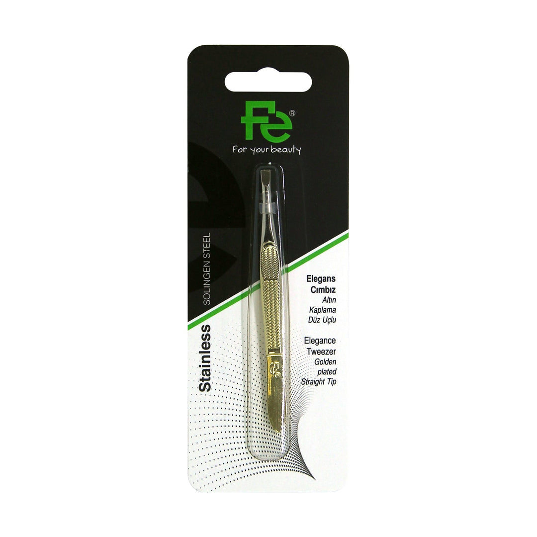 Fe Professional Tweezers straight tip