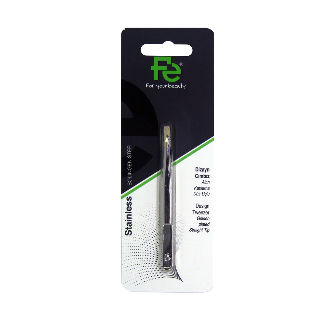 Fe Tweezers Golden plated