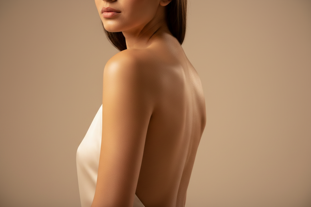 Rough Skin & Exfoliation - Shoulder Close-up