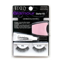 Ardell Glamour Lashes 105 Black+LashGrip – Defined, Fuller-Looking Lashes