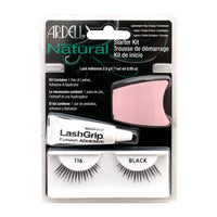 Ardell Lashes Starter Kit 116 Black+LashGrip – Defined, Fuller-Looking Lashes