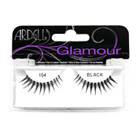 Ardell Glamour Lashes 104 Black – Defined, Fuller-Looking Lashes