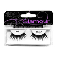 Ardell Glamour Lashes 106 Black – Defined, Fuller-Looking Lashes