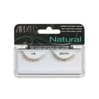 Ardell Natural Lashes 108 Brown – Defined, Fuller-Looking Lashes