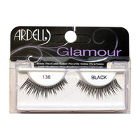 Ardell Glamour Lashes 136 Black – Defined, Fuller-Looking Lashes