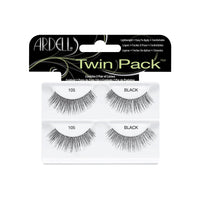 Ardell Twin Pack Lashes 105 Black – Defined, Fuller-Looking Lashes