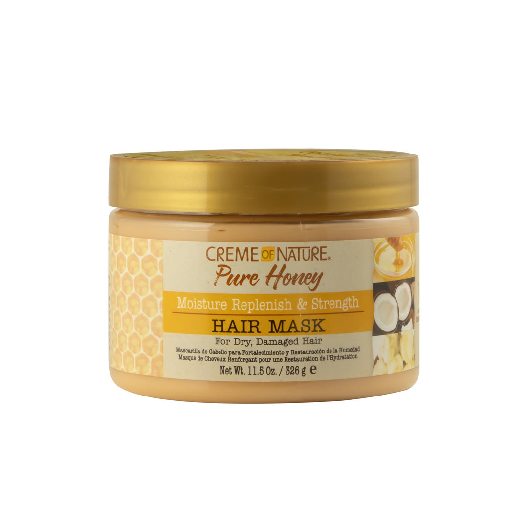 Crème of Nature Pure Honey Moisture Replenish Hair Mask
For Dry, Dehydrated Hair