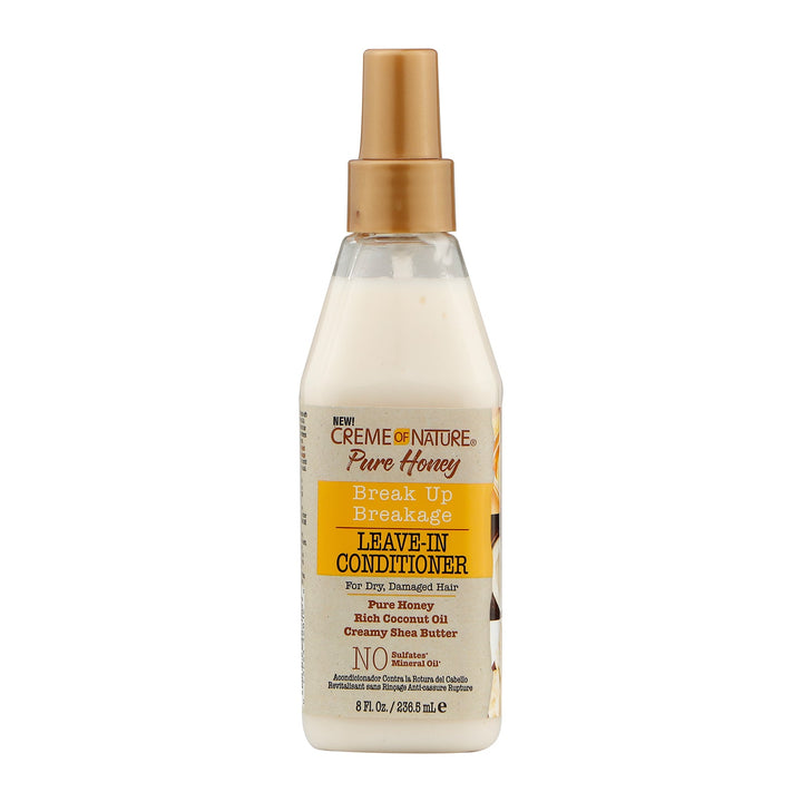 crème of nature Pure Honey Break up breakage leave in For Dry, Dehydrated Hair 236.5ml