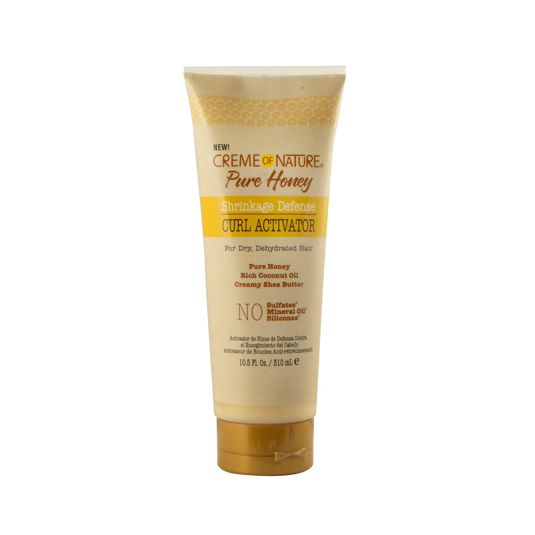 Crème of Nature Pure Honey Shrinkage Defense Curl Activator
For Dry, Dehydrated Hair