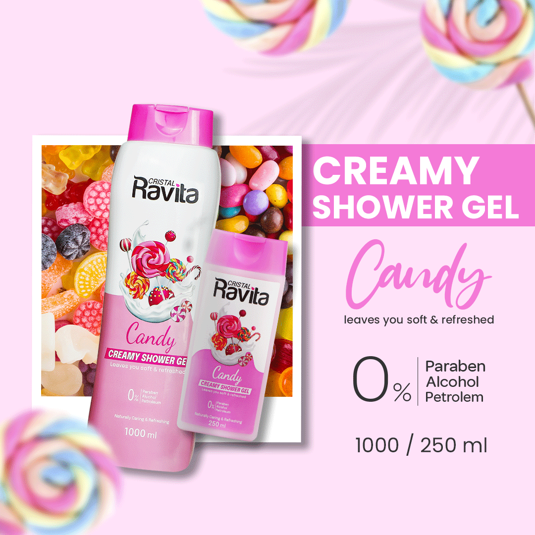 Ravita creamy shower gel candy