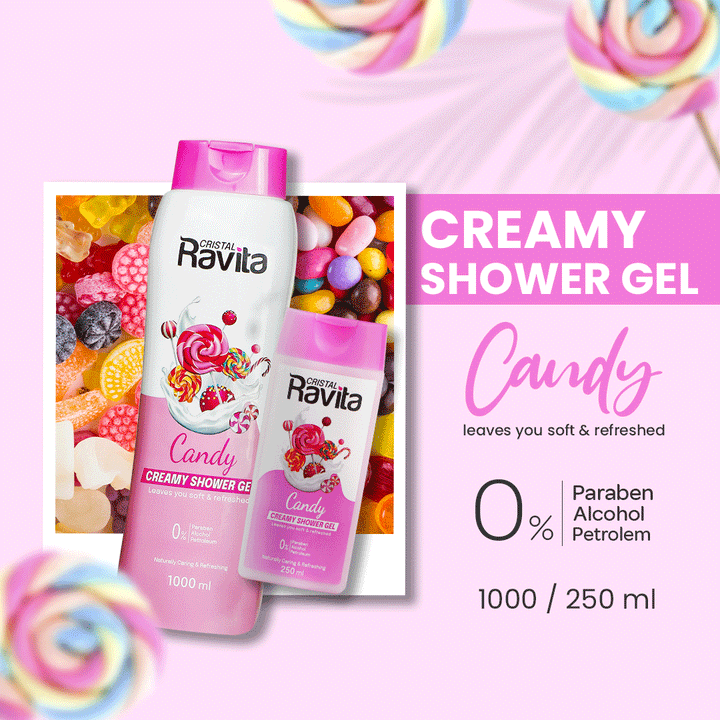Ravita creamy shower gel candy