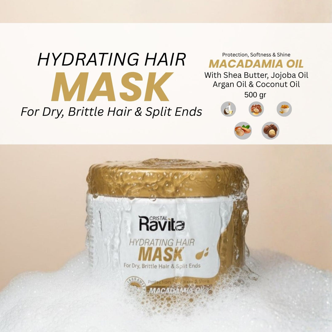 Ravita Macadamia Oil Hair Repair Mask For Dry, Brittle Hair & Spilt Ends