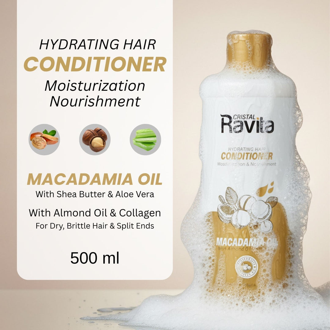 Ravita Macadamia Oil Conditioner For Dry, Brittle Hair & Spilt Ends