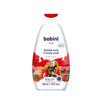 Bobini Kids Bubble bath & body wash raspberry scent 500 ml – Gentle Cleansing & Freshness