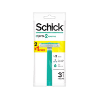 Schick Hair Removal Blades Exacta2 Men sensitive – Smooth Hair Removal for Sensitive Skin