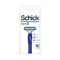 Schick Hair Removal Blades Exacta3 Men – Smooth Hair Removal for Sensitive Skin