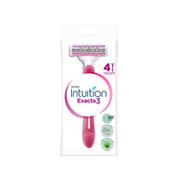 Schick Intuition Exacta3 For Women – Smooth Hair Removal for Sensitive Skin
