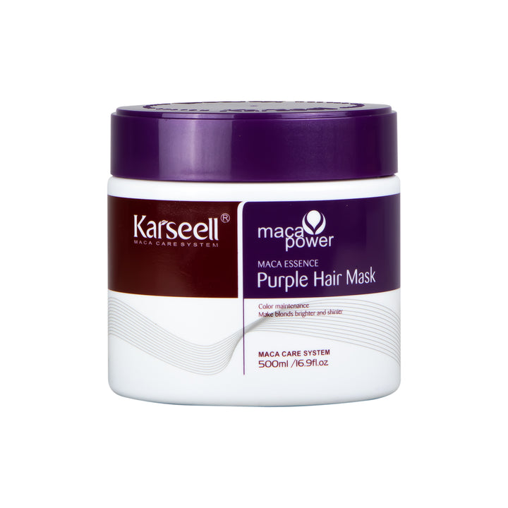 Karseell maca power Purple Hair Mask JAR – For Dry & Damaged Hair