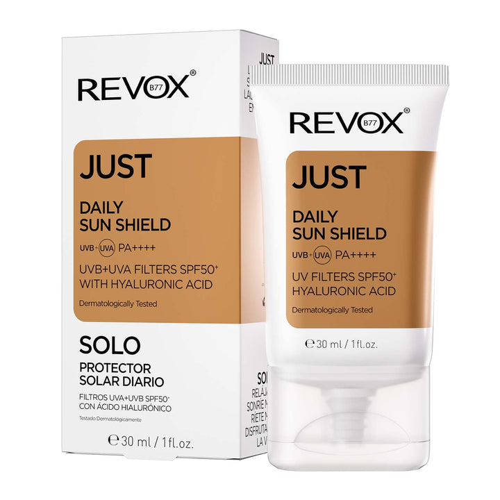 REVOX JUST Daily Sun Shield UVB+ PA++++ With Haylaronic Acid 30ml