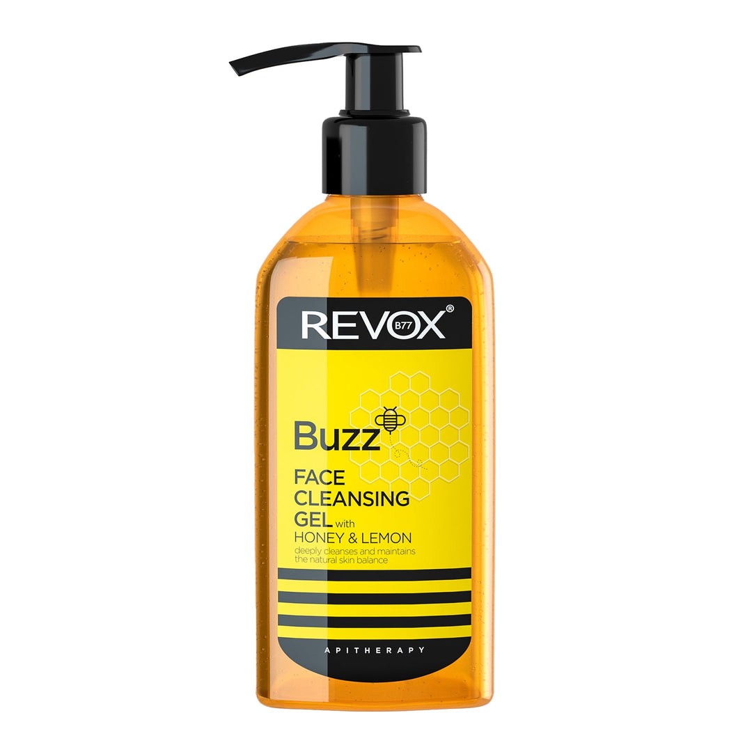 REVOX Buzz FACE CLEANSING GEL with Honey & Lemon