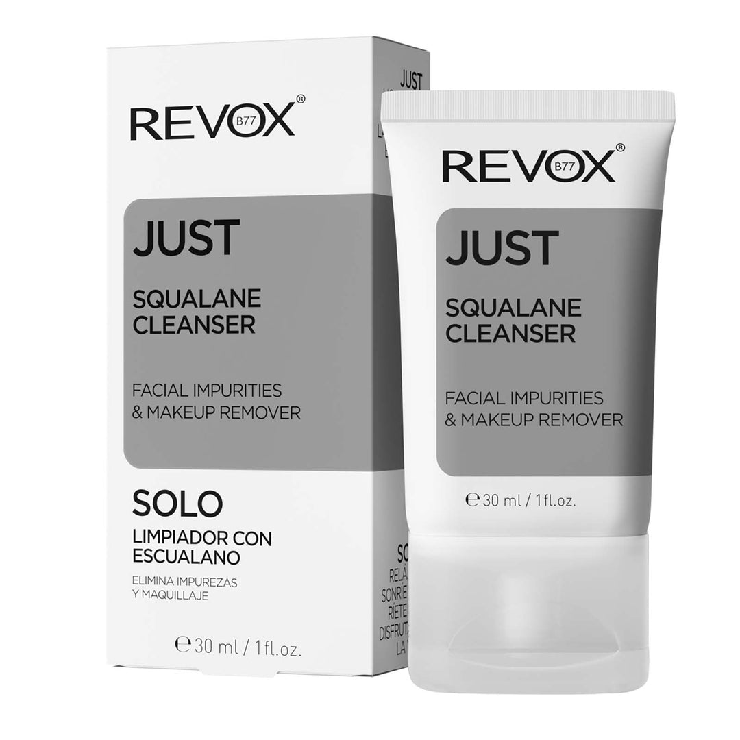 REVOX JUST Squalane Cleanser Facial Impurities & Makeup Remover 30ml
