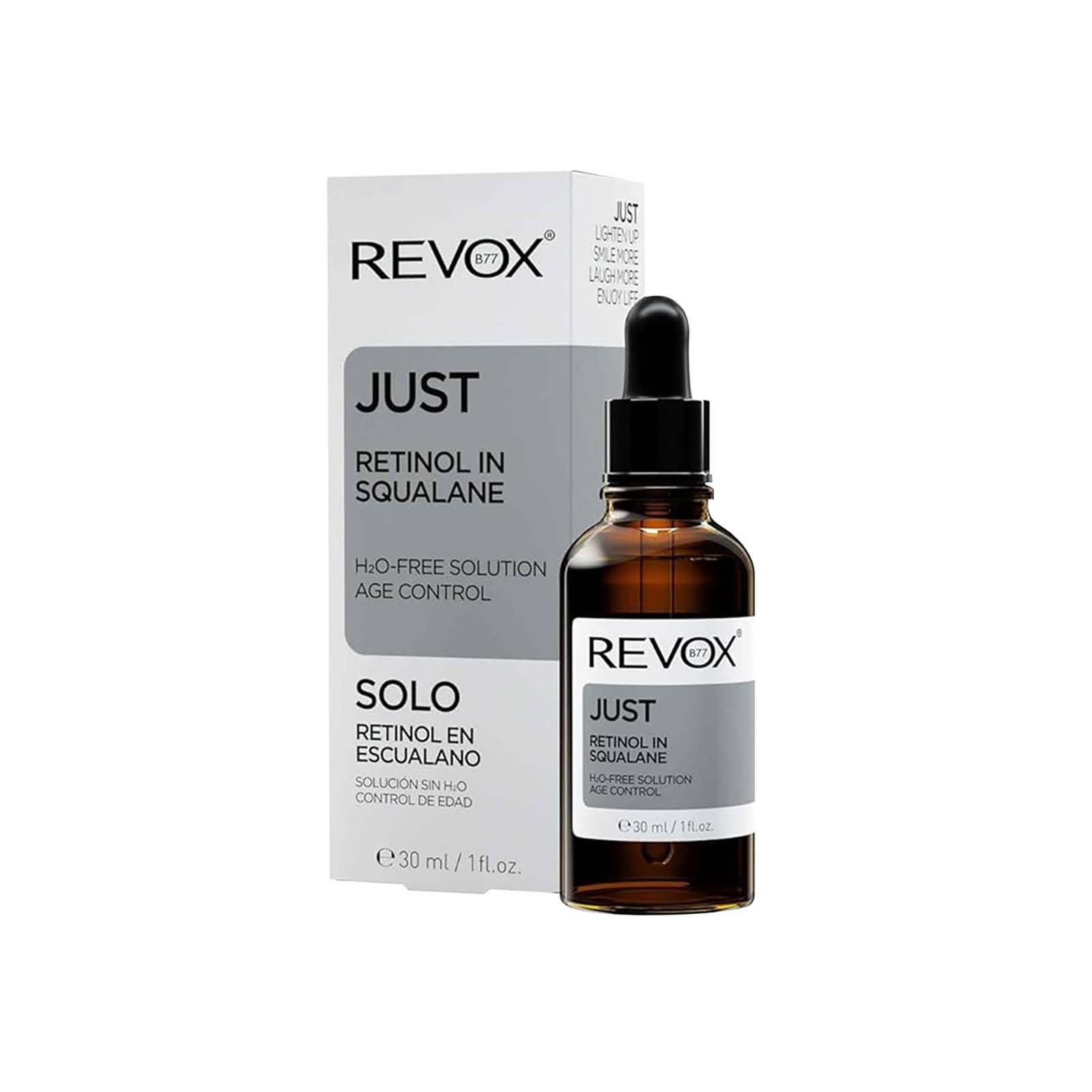 REVOX JUST Retinol in Squalane H2O - Free Solution Age Control