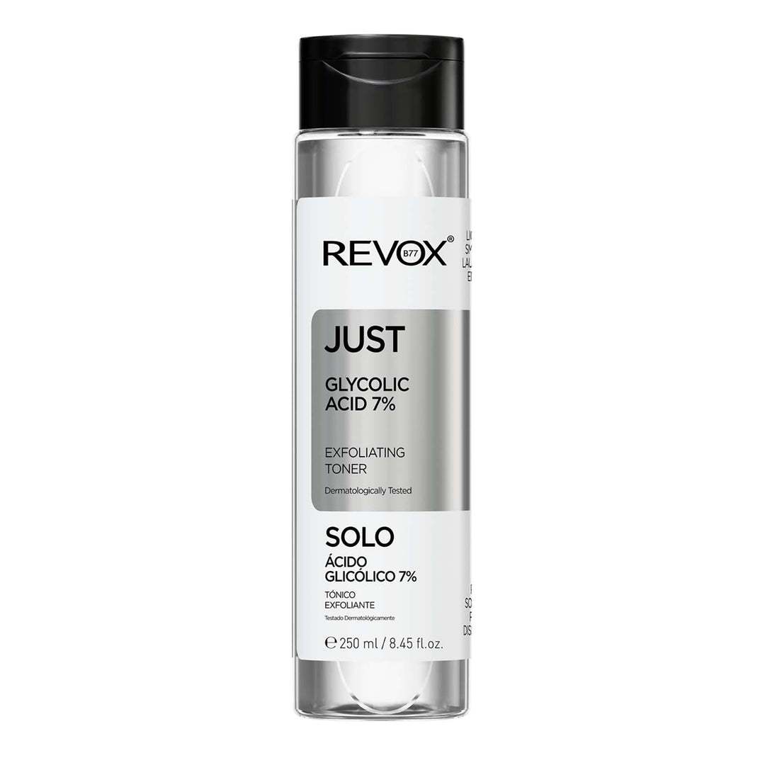 REVOX JUST Glycolic Acid 7% Exfoliating Toner 250ml