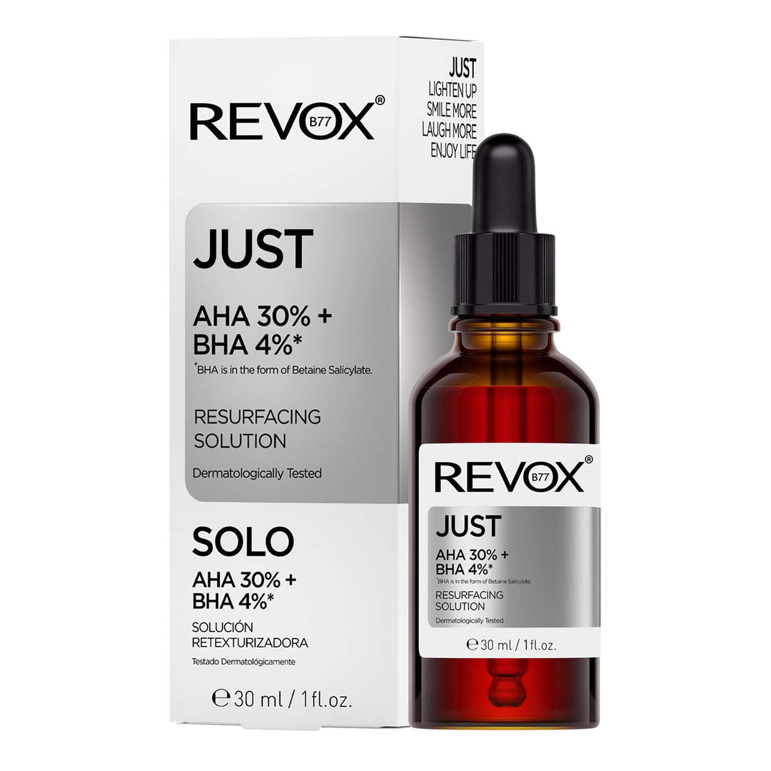 REVOX JUST AHA 30% + BHA4% Resurfacing Solution 30ml